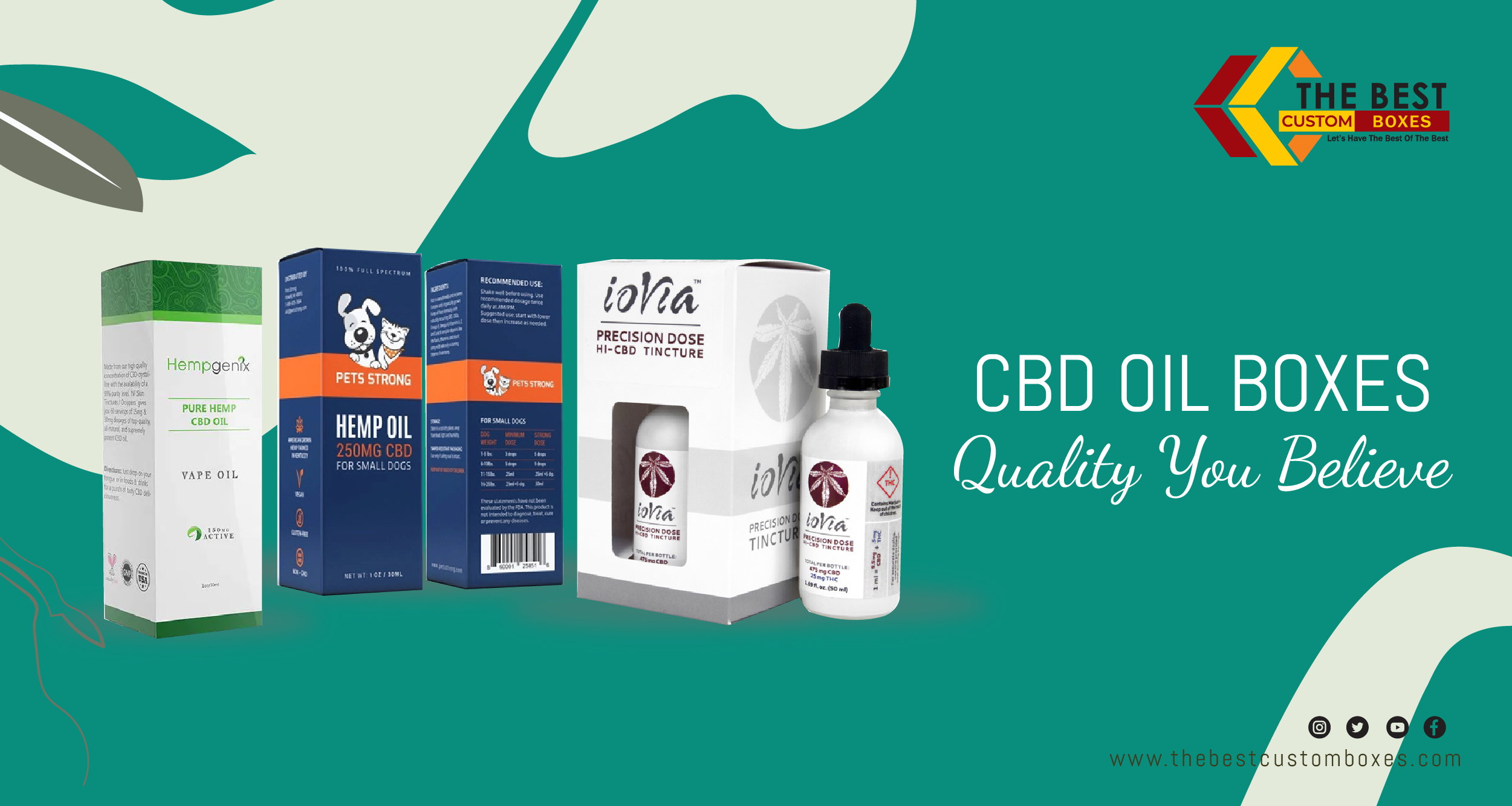 CBD Oil boxes in USA