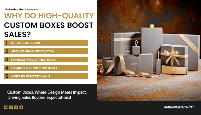 Why do high-quality custom boxes boost sales?