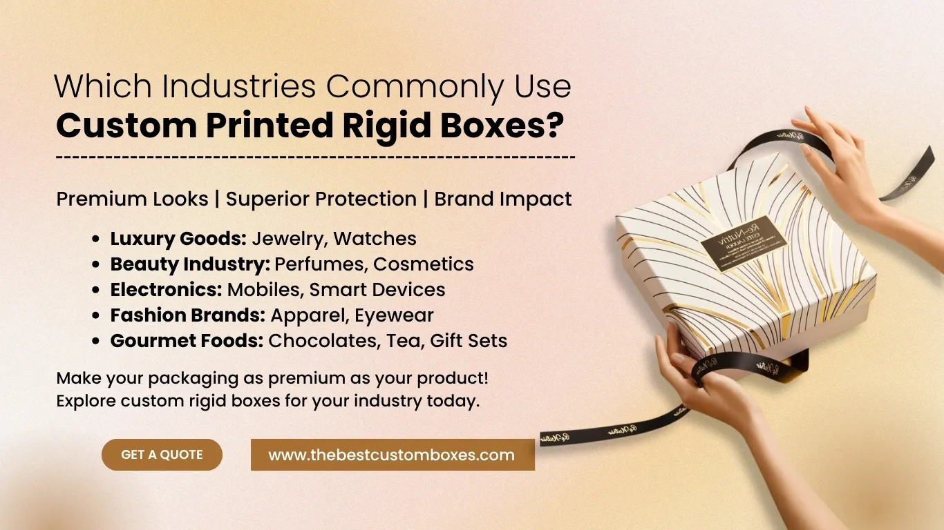 Which Industries Commonly Use Custom Printed Rigid Boxes?