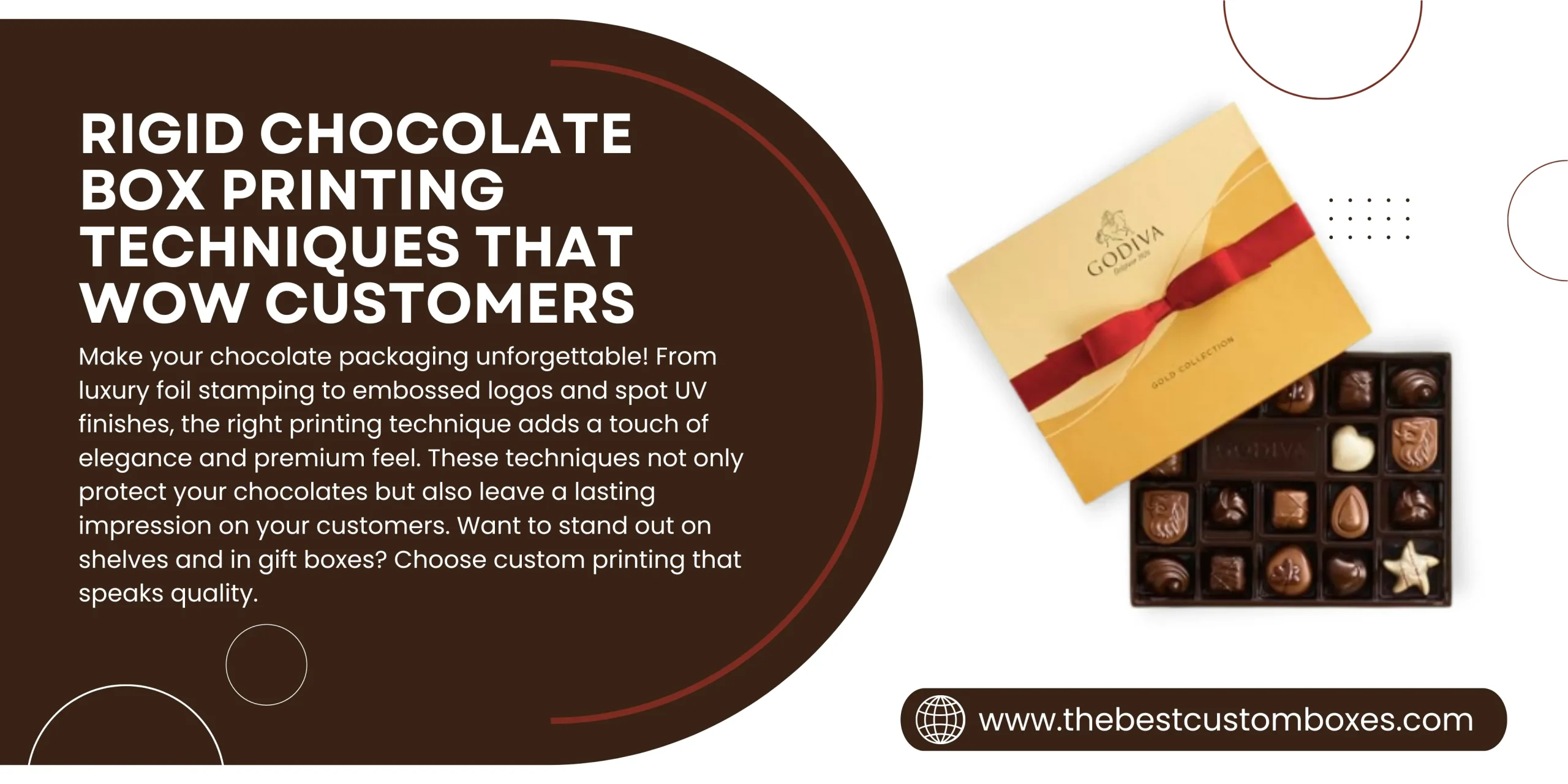 Rigid Chocolate Box Printing Techniques That Wow Customers