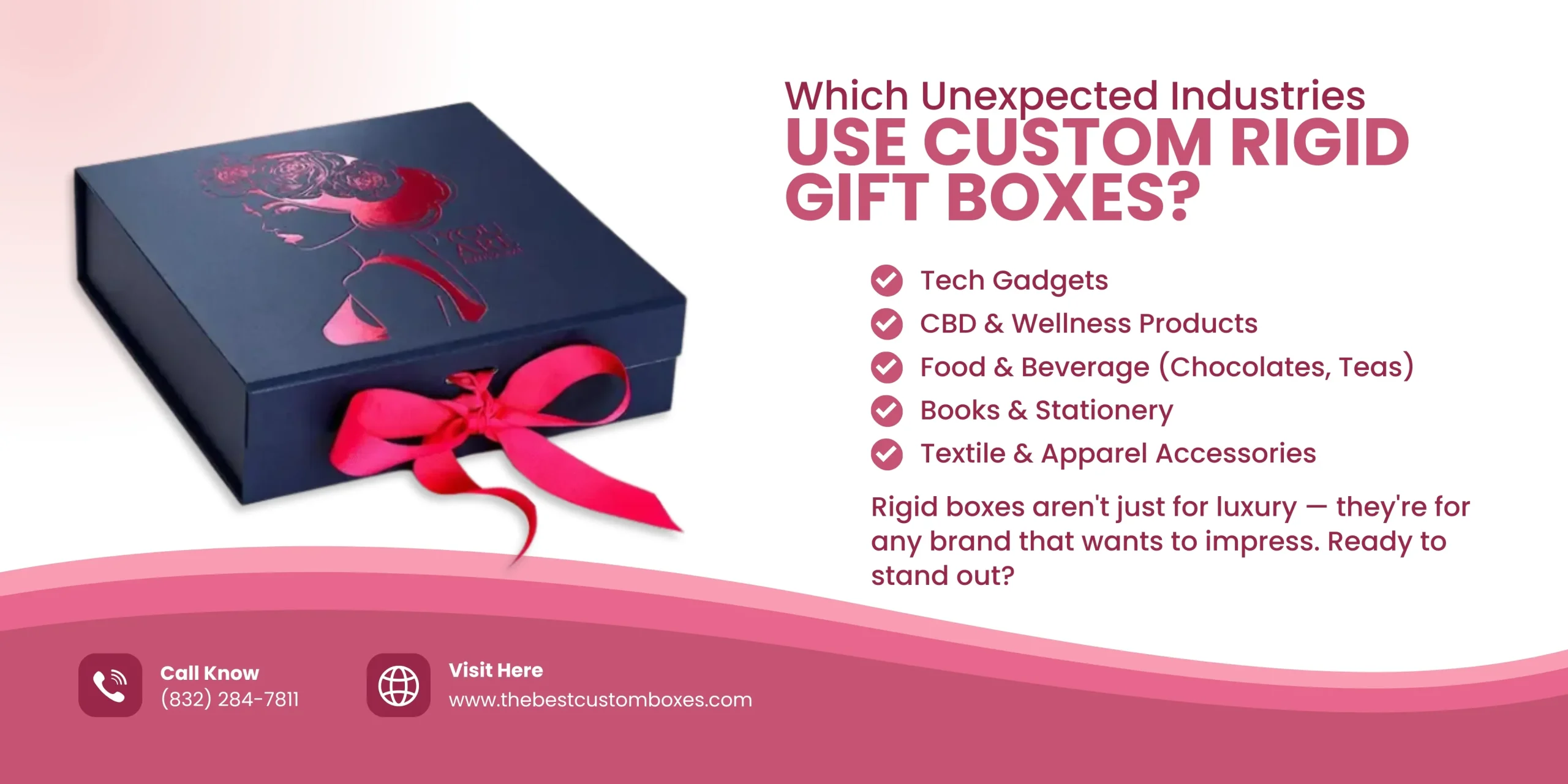 Which Unexpected Industries Use Custom Rigid Gift Boxes? Learn