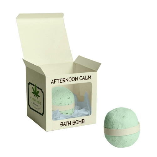 CBD bath bomb boxes and Packaging
