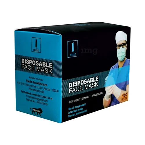 Custom Face Mask Boxes - Face Mask Packaging